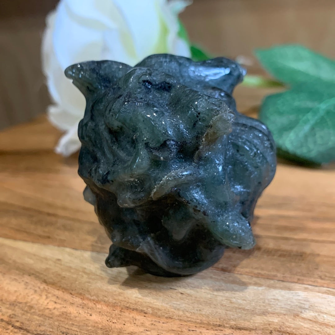 LABRADORITE MEDUSA HEAD