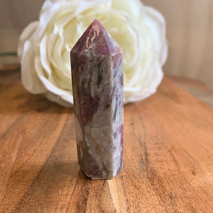 PLUM BLOSSOM TOURMALINE POINTS