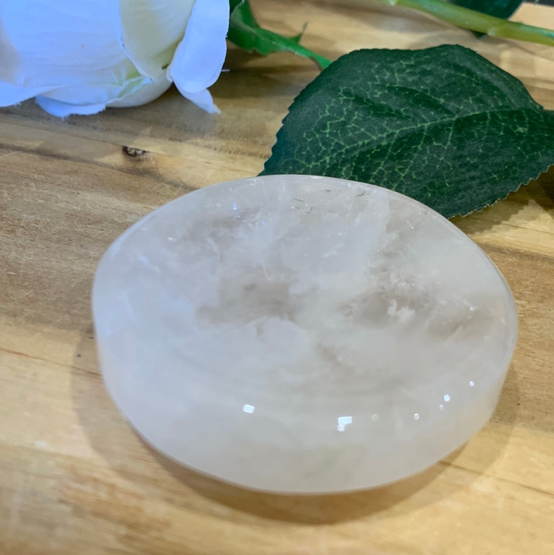 CLEAR QUARTZ BOWL