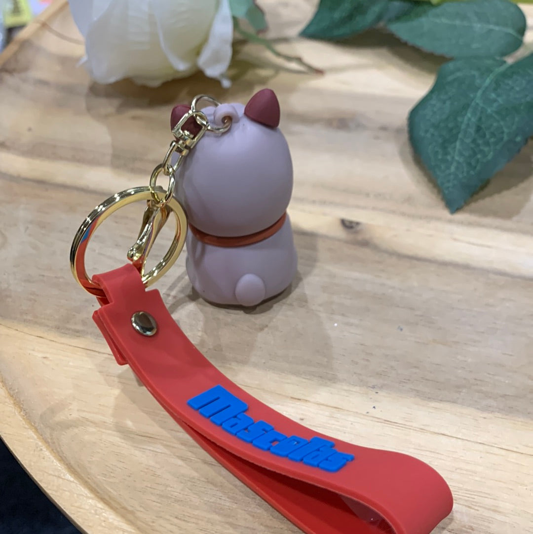 POPULAR CHARACTER  KEYRINGS WITH WRISTLET ATTACHED