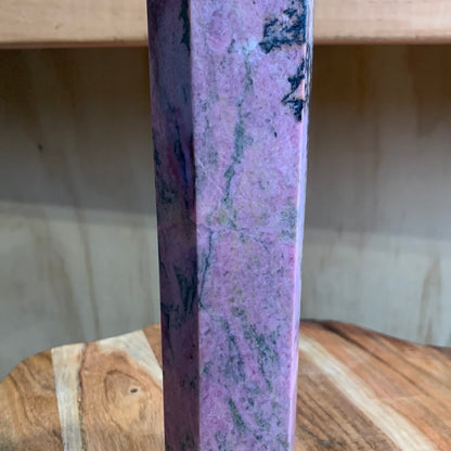 RHODONITE TOWER (A HUGE 1313GRAMS!!!)