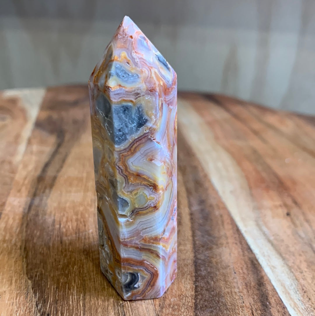 CRAZY LACE AGATE POINT