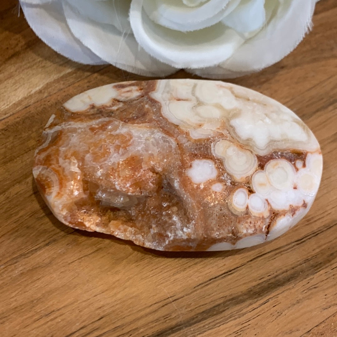 YELLOW CACITE HEARTS & PALMSTONES (WITH UV REACTION)