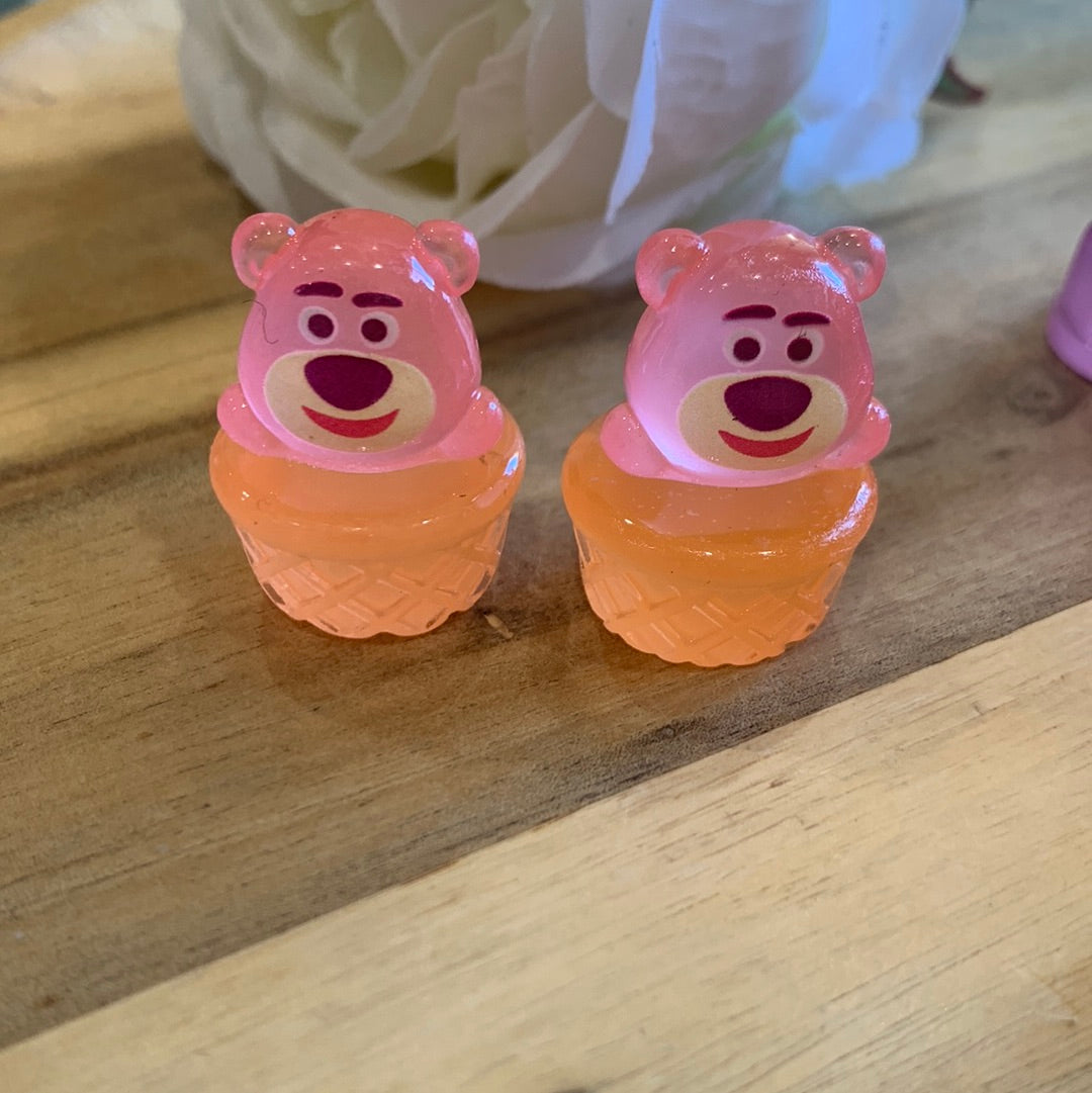 GLOW IN THE DARK BEARS (NON CRYSTAL LUMINOUS RESIN)