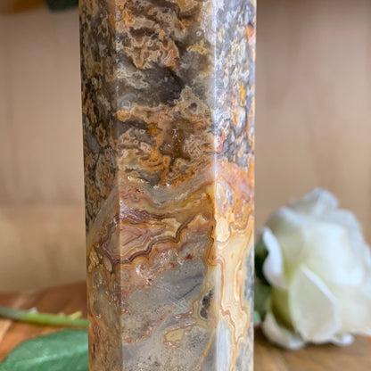 CRAZY LACE AGATE TOWER
