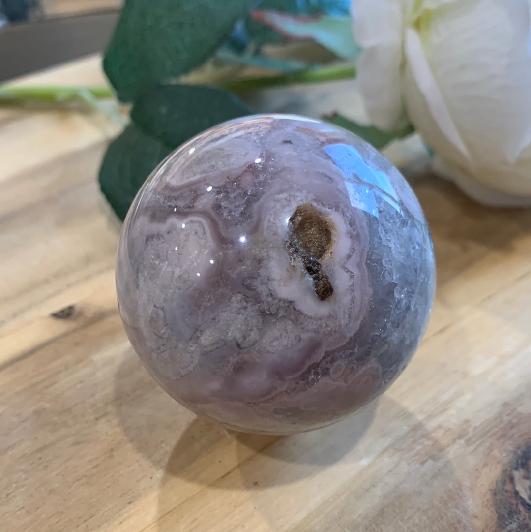 SPECIAL AMETHYST FLOWER AGATE SPHERES