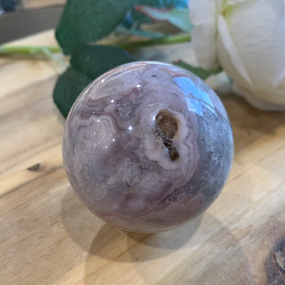 SPECIAL AMETHYST FLOWER AGATE SPHERES