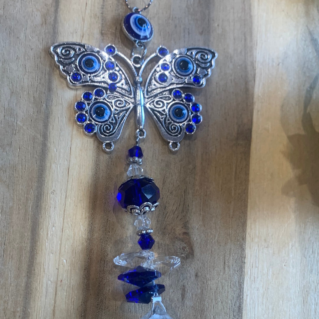 EVIL EYE BUTTERFLY HANGERS