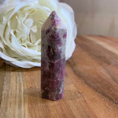 PLUM BLOSSOM TOURMALINE POINTS