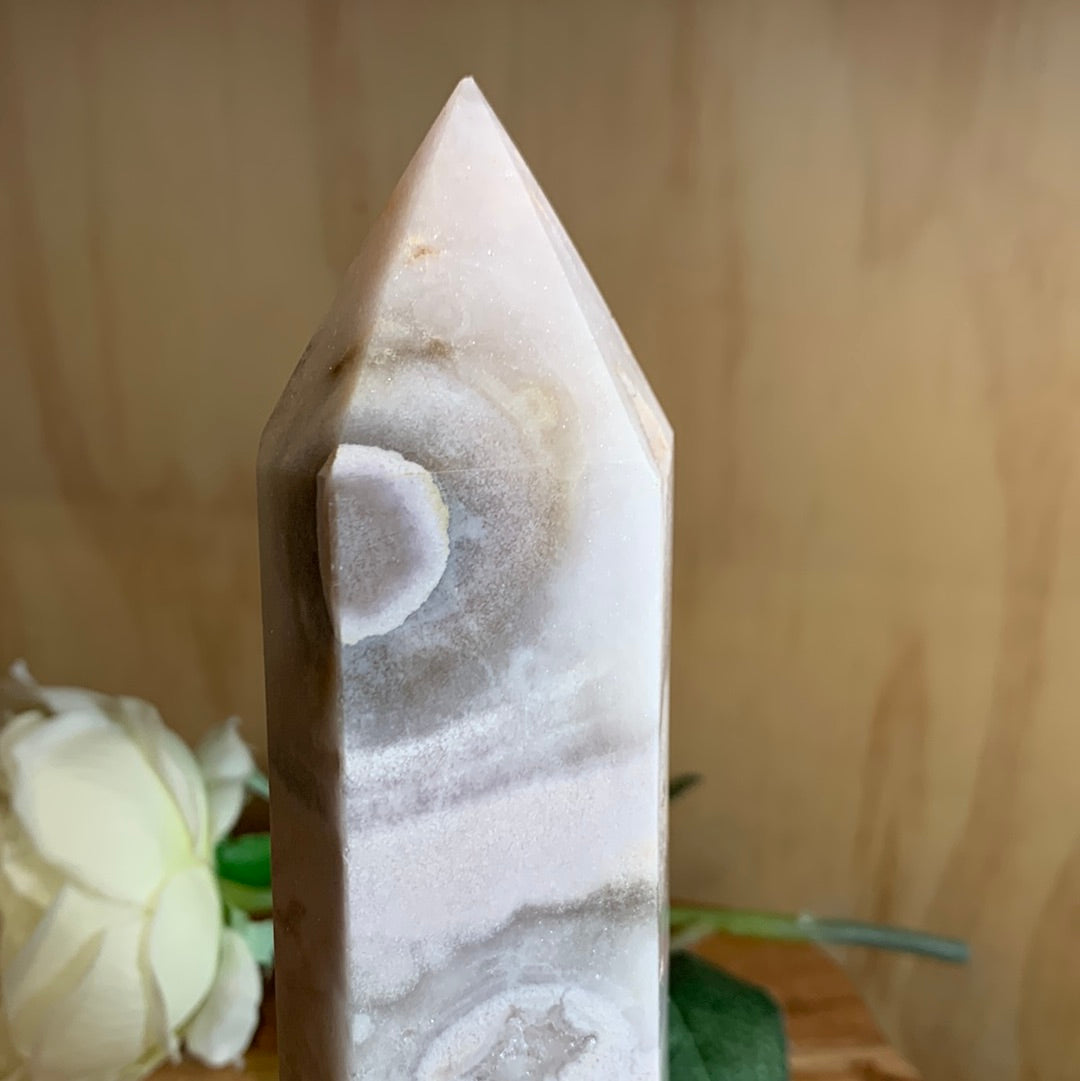 PINK AMETHYST TOWERS (LARGE)