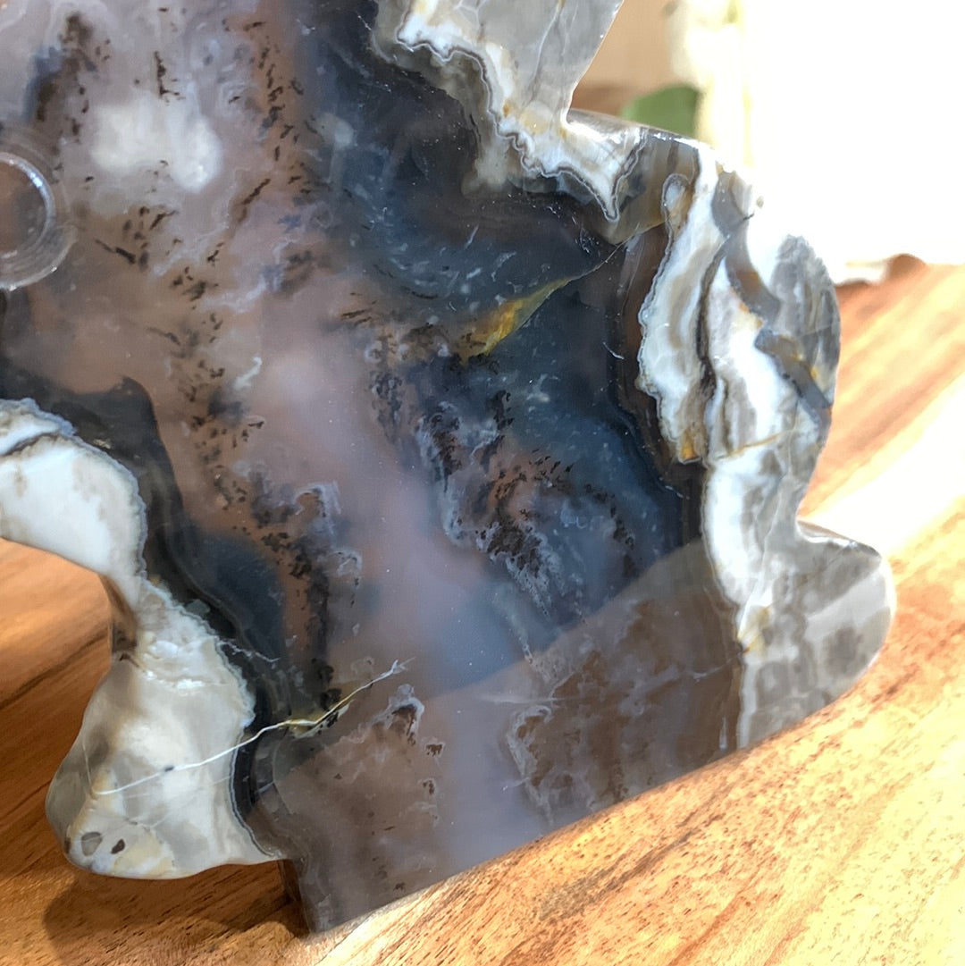 VOLCANO AGATE RABBIT (LARGE)