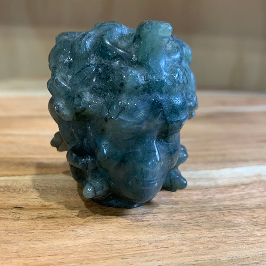 LABRADORITE MEDUSA HEAD