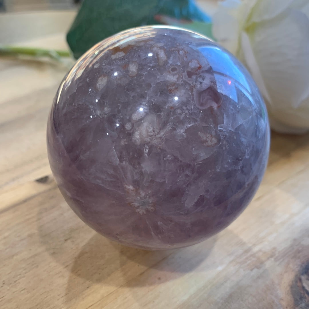 SPECIAL AMETHYST FLOWER AGATE SPHERES