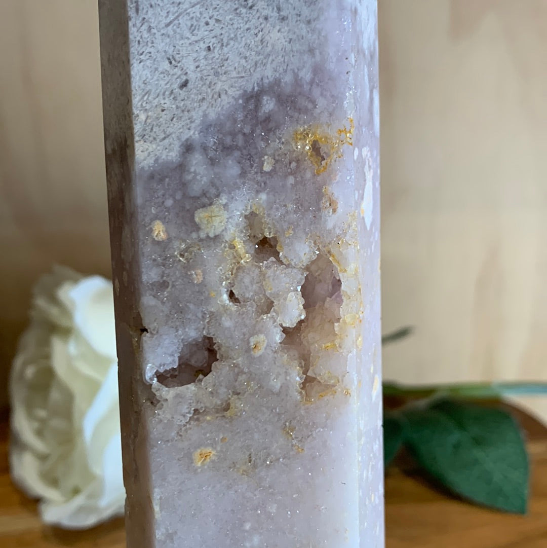 PINK AMETHYST TOWERS (LARGE)
