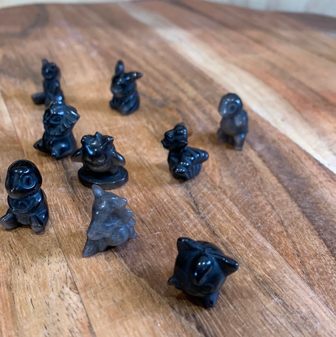 SILVER OBSIDIAN MINI'S POKEMON & ANIMALS