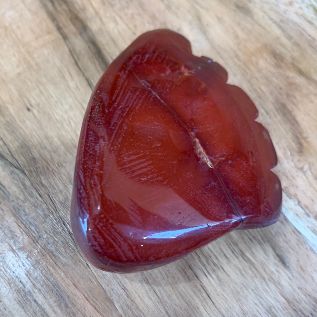 RED JASPER FOOT (SO WEIRD BUT SO CUTE)