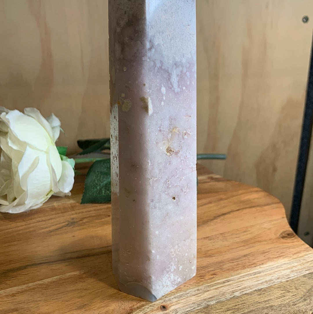 PINK AMETHYST TOWERS (LARGE)