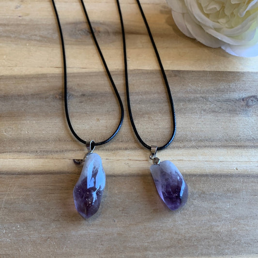 AMETHYST RAW PENDANT