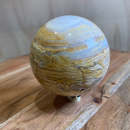 MEXICAN CRAZY LACE AGATE SPHERE