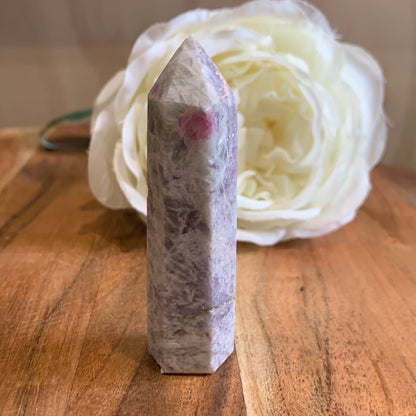 PLUM BLOSSOM TOURMALINE POINTS
