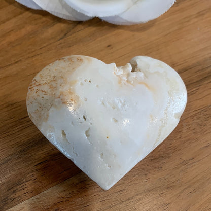 YELLOW CACITE HEARTS & PALMSTONES (WITH UV REACTION)