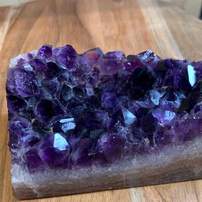 UNIQUE DARK PURPLE AMETHYST TOWER SPECIMEN