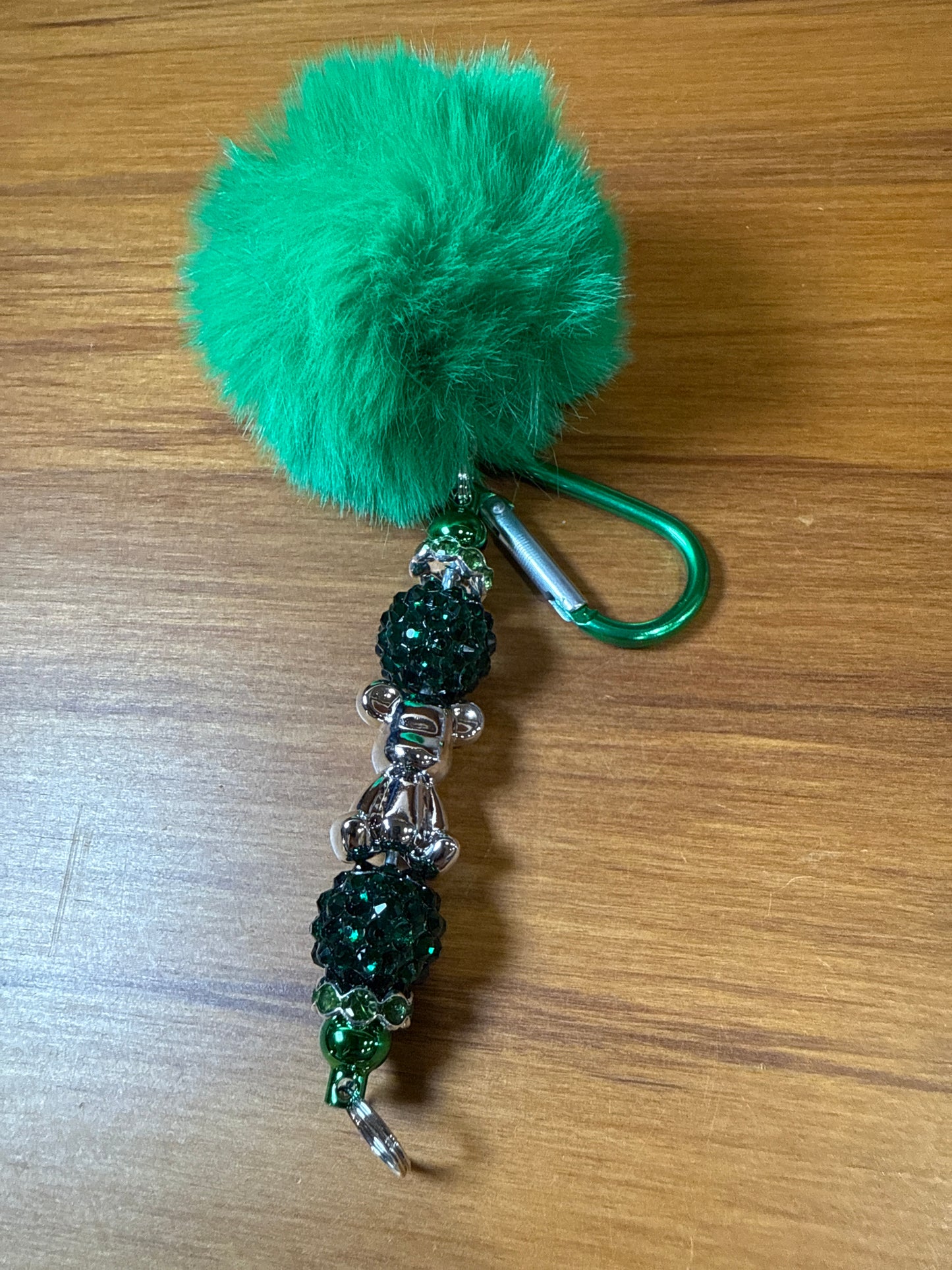 BEAD KEYRINGS (SOME WITH FOCALS)