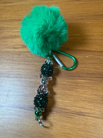 BEAD KEYRINGS (SOME WITH FOCALS)