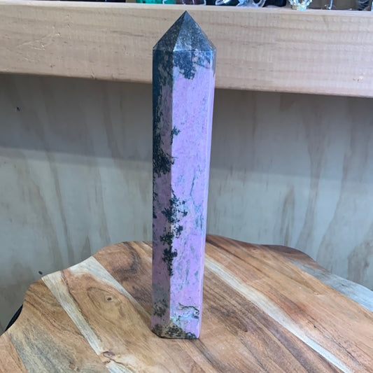 RHODONITE TOWER (A HUGE 1313GRAMS!!!)