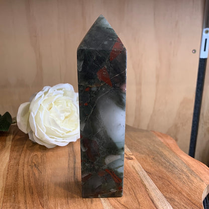 AFRICAN BLOODSTONE TOWER