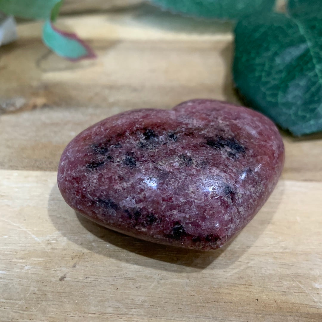 RUBY & TOURMALINE HEART