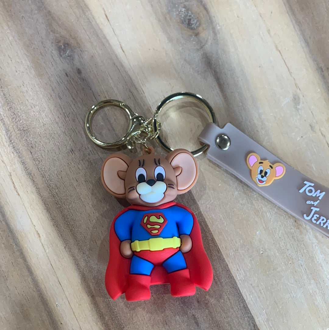 POPULAR CHARACTER  KEYRINGS WITH WRISTLET ATTACHED