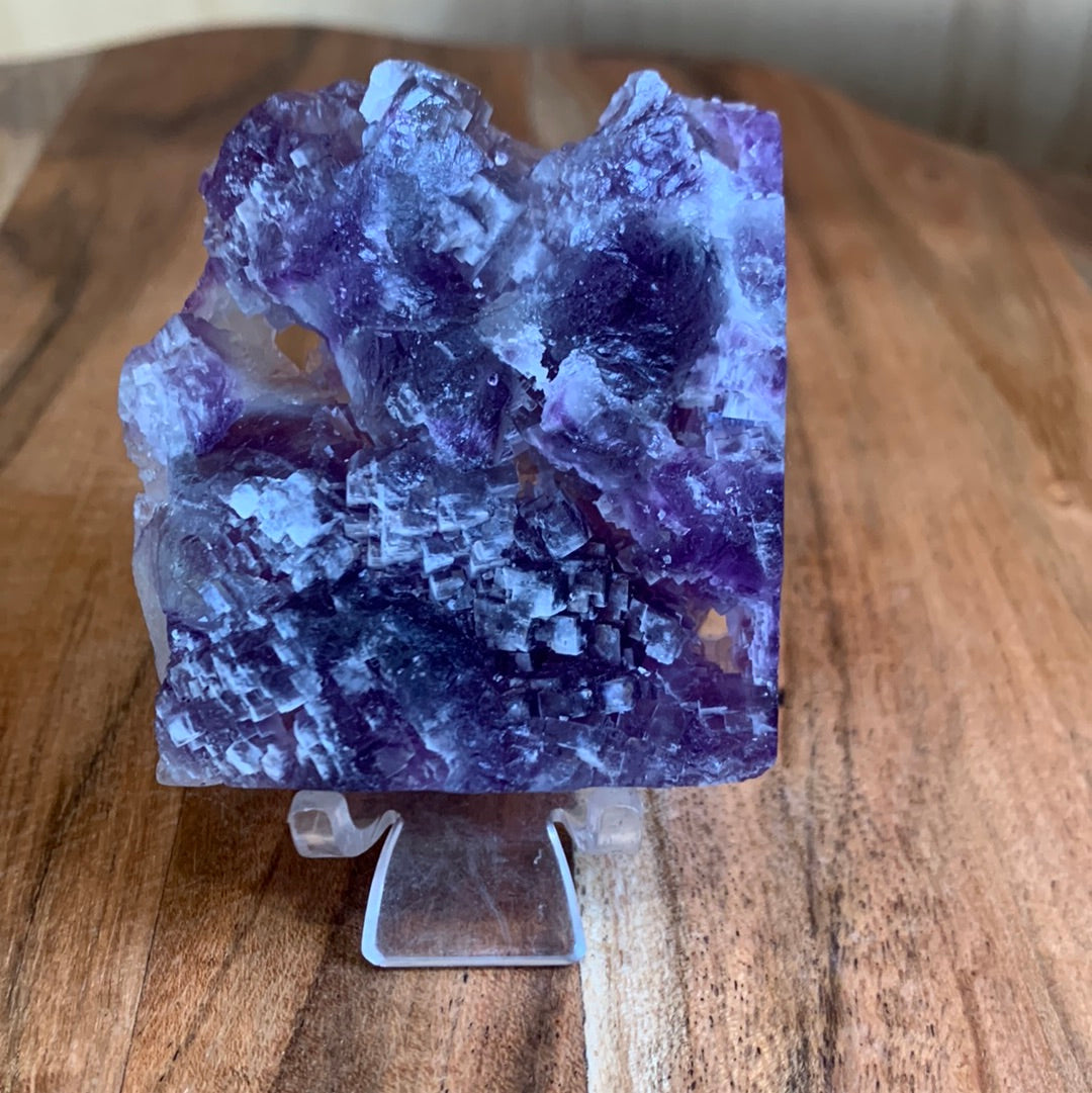 FLUORITE SLAB WITH CUBIC STRUCTURES (SMALL)