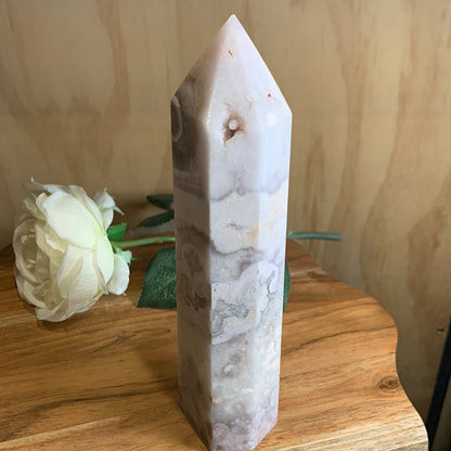 PINK AMETHYST TOWERS (LARGE)