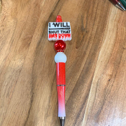NAUGHTY BEAD PENS (ADULTS ONLY NOT FOR SENSITIVE EYES)