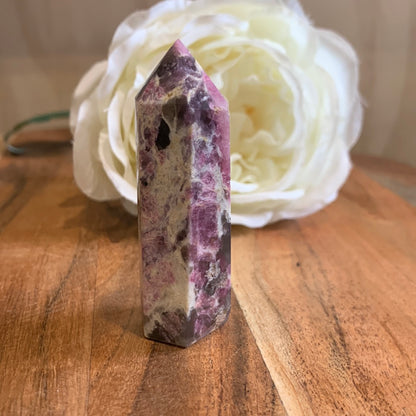 PLUM BLOSSOM TOURMALINE POINTS