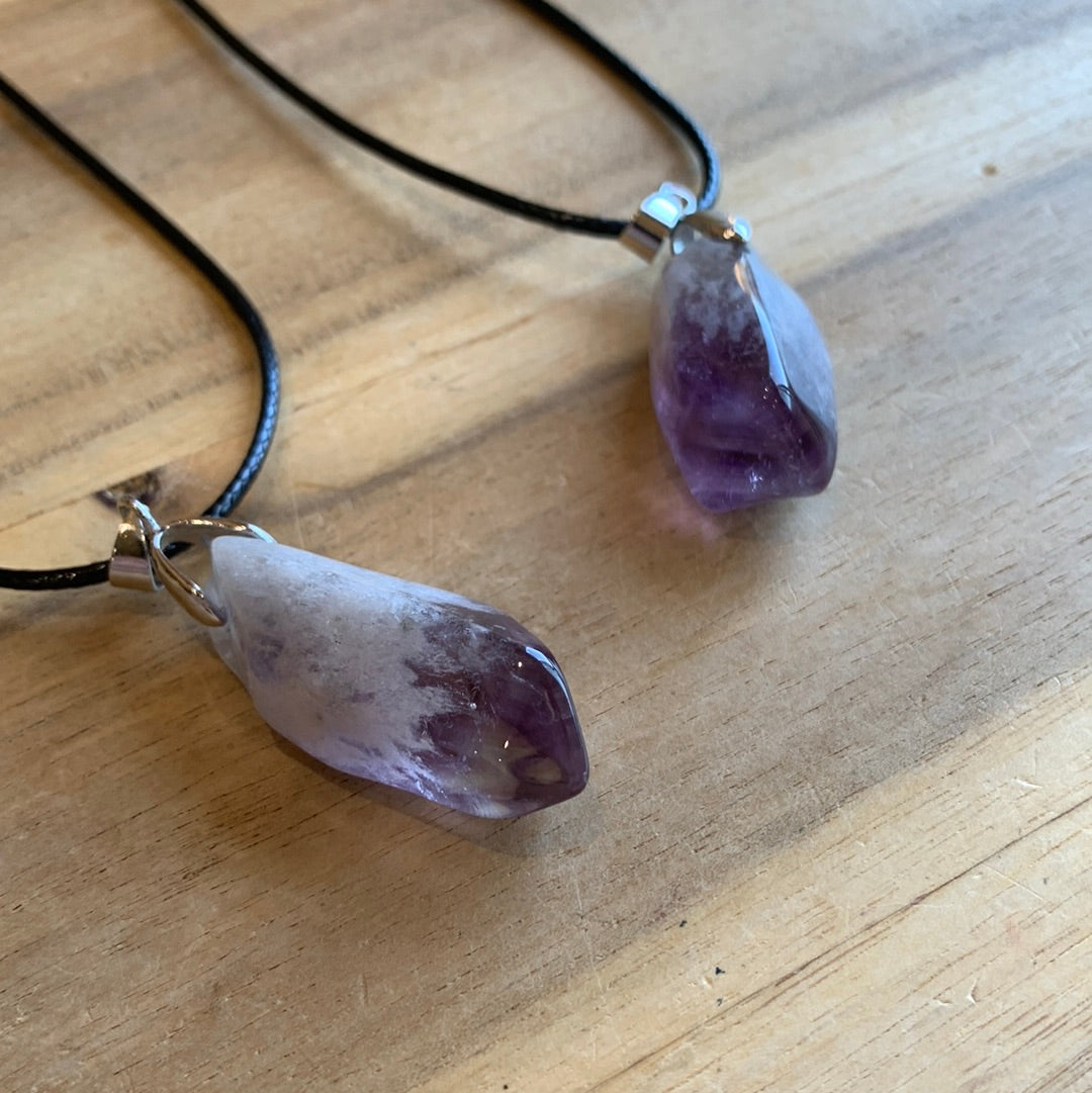 AMETHYST RAW PENDANT