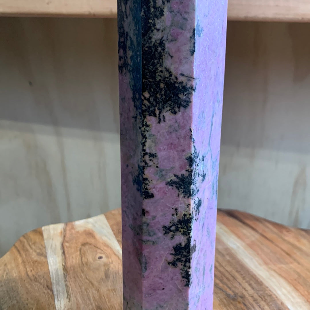 RHODONITE TOWER (A HUGE 1313GRAMS!!!)