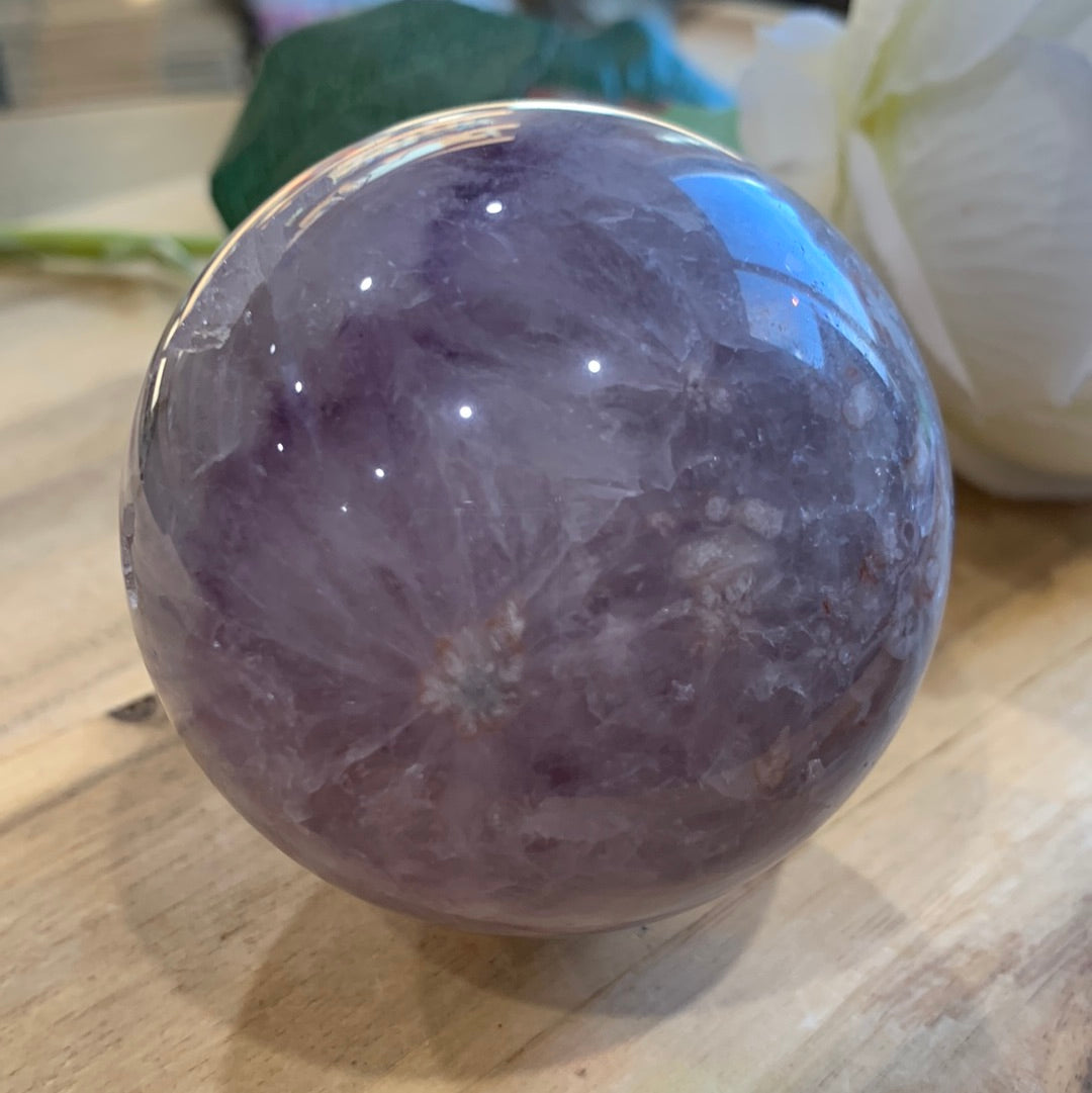 SPECIAL AMETHYST FLOWER AGATE SPHERES