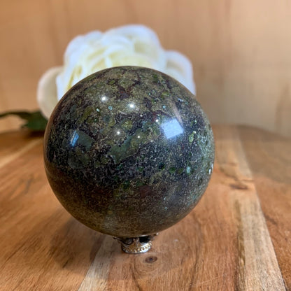 DRAGON BLOODSTONE SPHERE