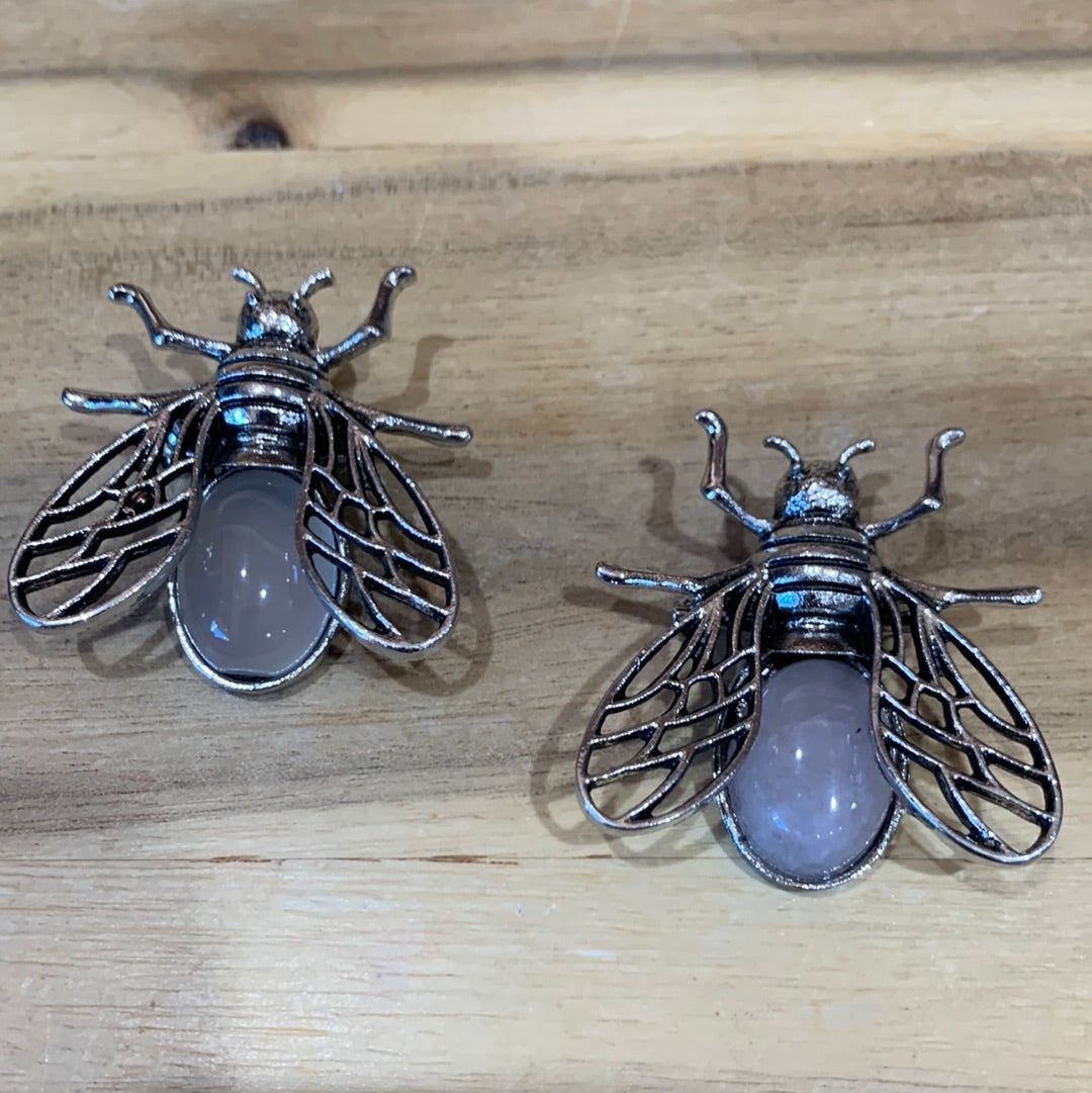 CRYSTAL BEE BROACHES