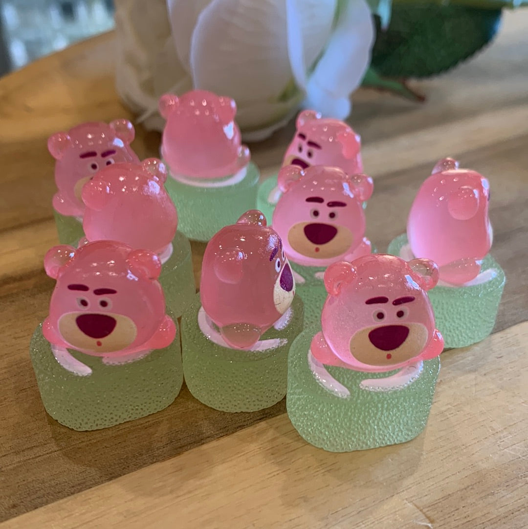 GLOW IN THE DARK BEARS (NON CRYSTAL LUMINOUS RESIN)