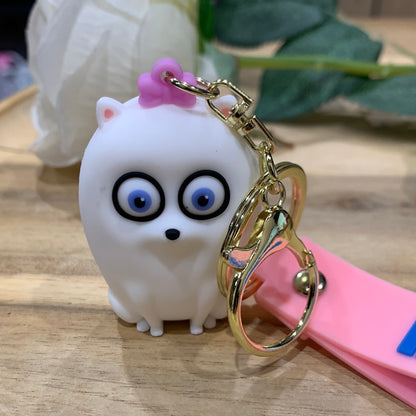 POPULAR CHARACTER  KEYRINGS WITH WRISTLET ATTACHED