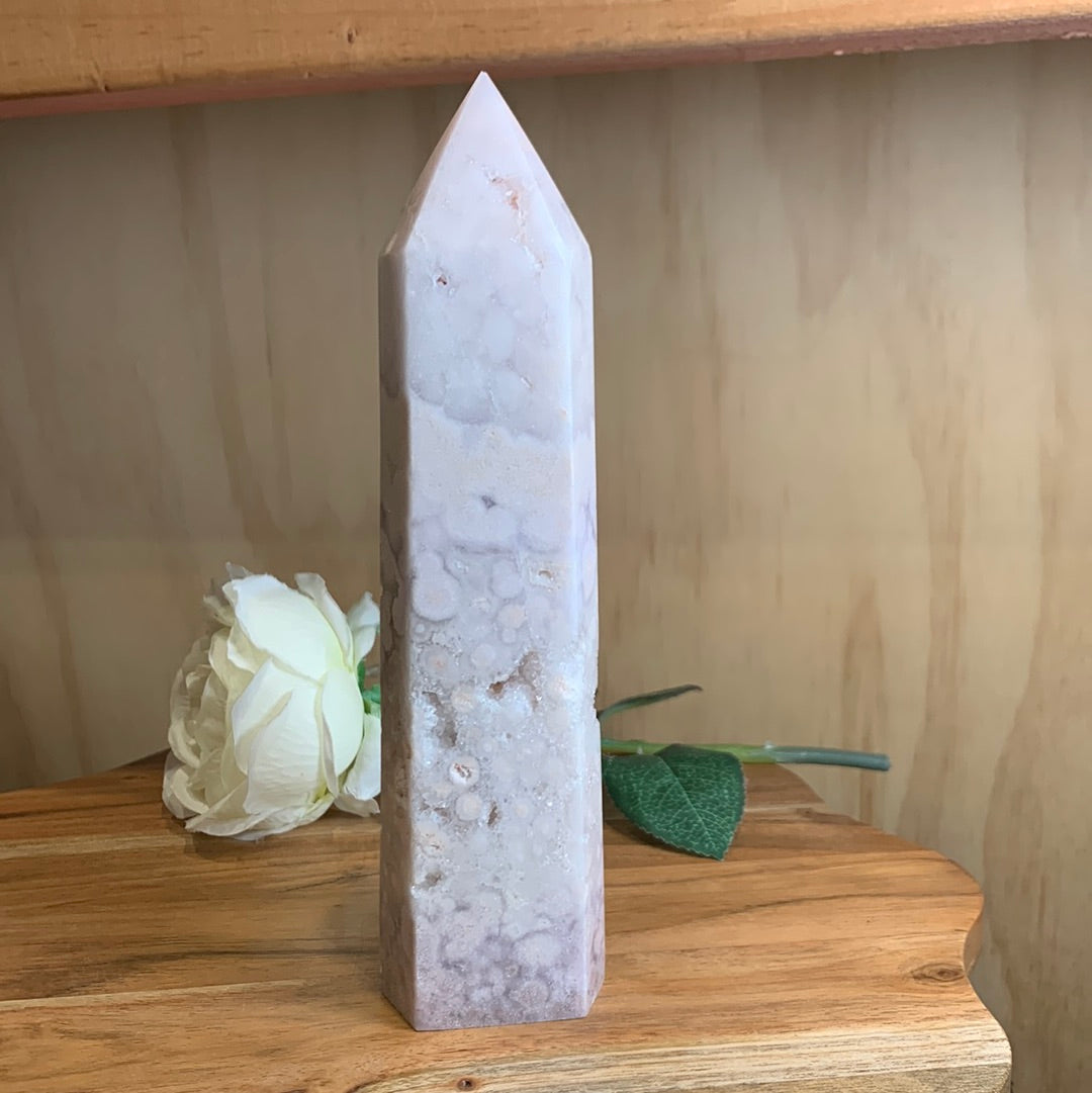 PINK AMETHYST TOWERS (LARGE)