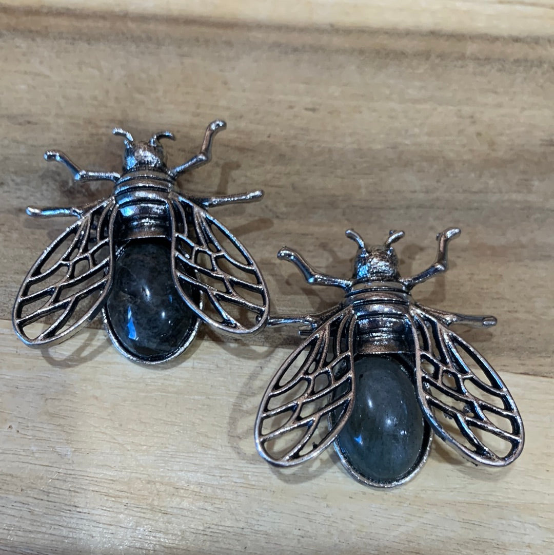 CRYSTAL BEE BROACHES