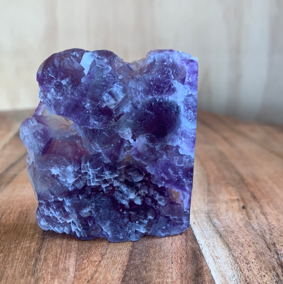 FLUORITE SLAB WITH CUBIC STRUCTURES (SMALL)