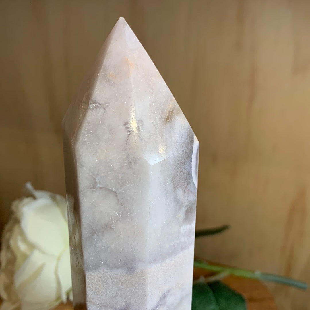 PINK AMETHYST TOWERS (LARGE)