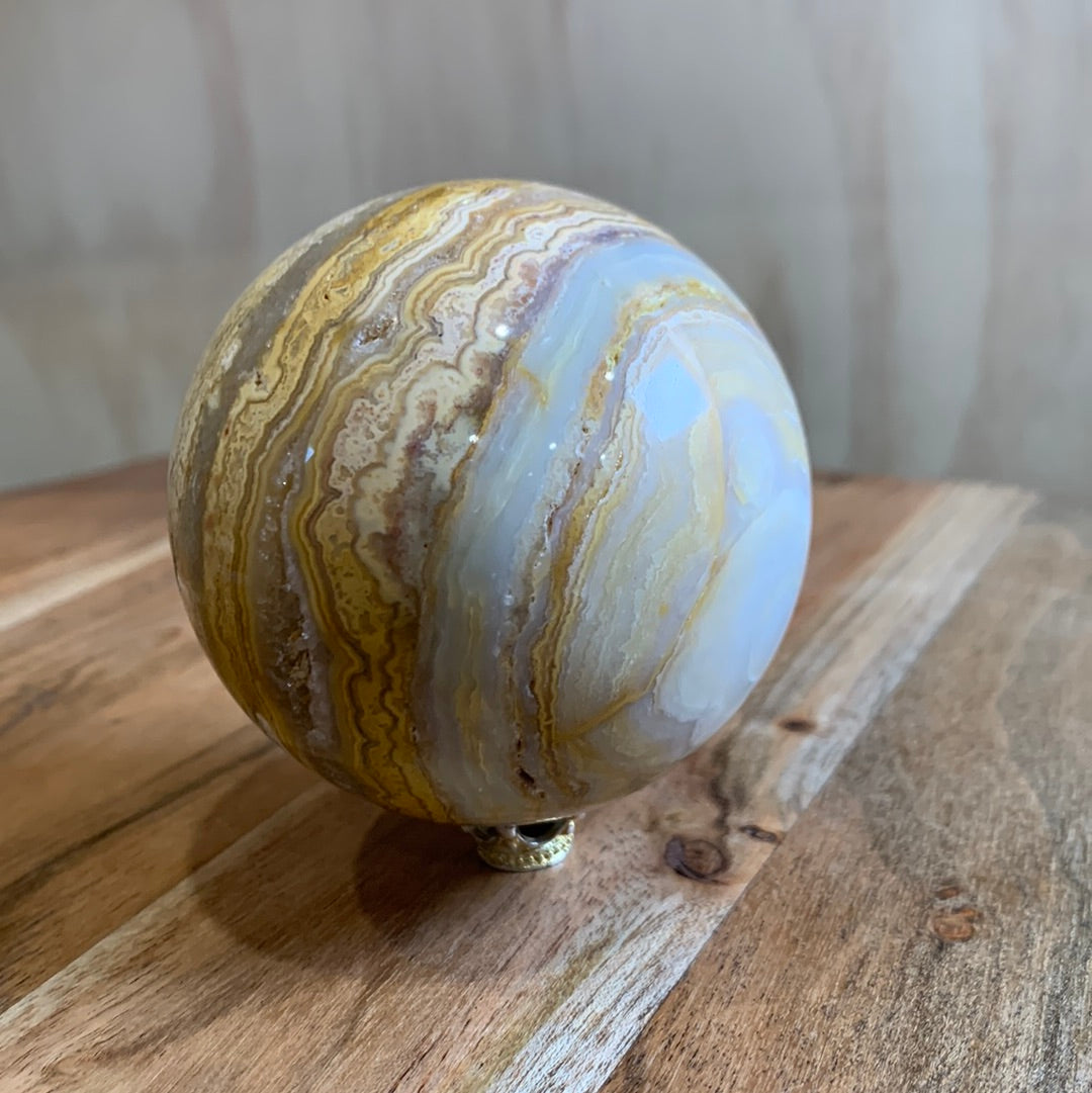 MEXICAN CRAZY LACE AGATE SPHERE
