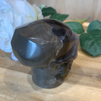 VOLCANO AGATE SKULL