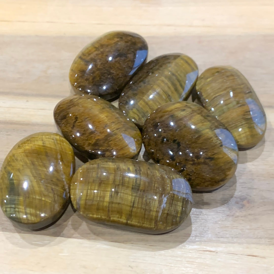 TIGERS EYE PALMSTONES